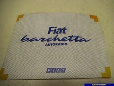 Bedienungsanleitung / Betriebsanleitung für Radio FIAT BARCHETTA (183) 1.8 16V