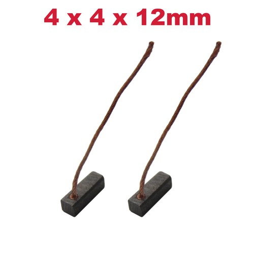 Motorkohlen 4x4x12mm 24v - 2x, 12-24v