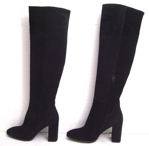 Schwarze kniehohe damen - schwarze,
