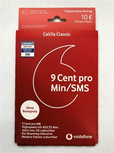 Vodafone prepaid callya - prepaid,