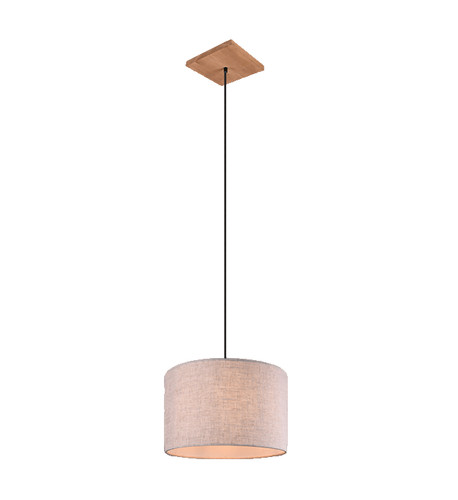 Pendellampe holz mit - mit, beigem