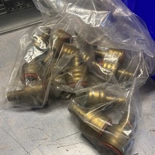 RENUS Schlauchkupplung aus Messing mit Wasserstop Nr.1010M 5 Stück