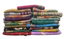 INDISCHE KANTHA GROSSHANDEL VINTAGE DECKE ÜBERWURF QUILT BÖHMISCHE TAGESDECKE