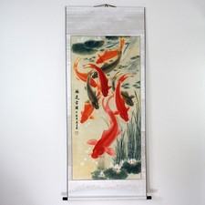 Rollbild koi karpfen glück - rollbild, koi-karpfen-glück