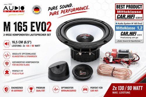Audio system m165 - evo, 2