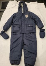 Jungen Schneeanzug dunkelblau