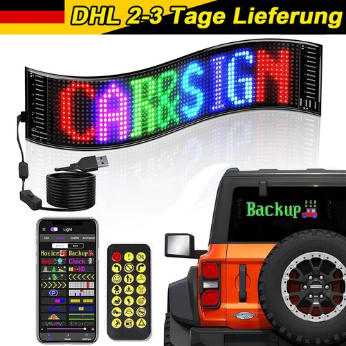 Led auto display laufschrift - led,