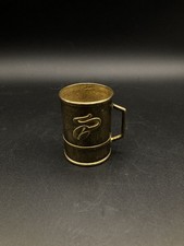 Vintage Tchibo Kaffee Maß aus  Messing Messbecher 60er Jahre