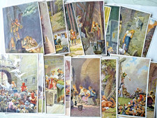 Deutsche Märchen Sammelbilder Gruppe 12 Sammelwerk 4 - 21 Zigarettenbilder