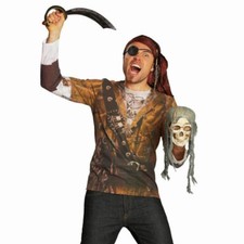 HERREN PIRATEN LANGARMSHIRT