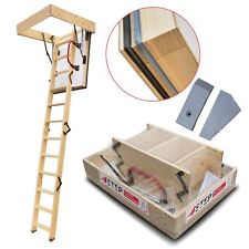 4Step Bodentreppe Gedämmt NORDIC Dachbodentreppe 90x80 cm 87mm 0,44W/m2K