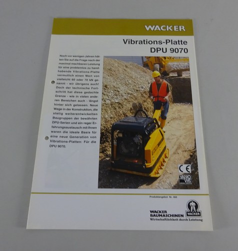 Prospekt broschüre wacker - prospekt, /