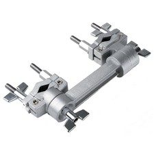 TC-3 Multiclamp Aluminium Drum Klammer 2-fach drehbar Rohrdurchmesser Silver