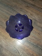 Tupperware Eleganzia / Venus Schüssel – Lila Transparent – Wellenrand –ca. 28 cm