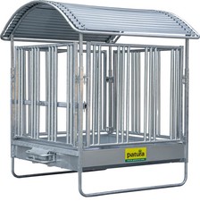 PATURA Profi Viereckraufe für Rundballen Heuraufe  NEU