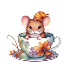 Car Decal Sticker Cute Mouse