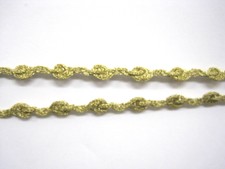 Brokat Borte Gold Metallfaden