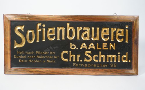 Rarität altes blechschild - rarität,