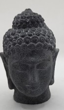 Buddha Kopf aus Lava Stein 10 cm / Buddha Head Lava Stone