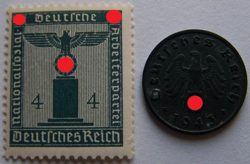 Reichspfennig münze - reichspfennig,