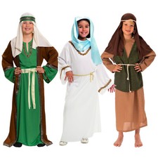 Maria Josef Schäfer Hirte Kostüm Kinder Krippe Krippenspiel Jungen Mädchen Kind