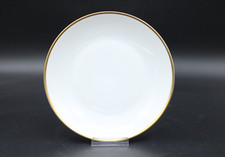 Rosenthal Form 2000 weiß mit Goldrand Kuchenteller Teller aus Porzellan Ø 19 cm