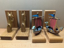 Retro DDR Buchstützen aus