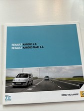 Prospekt Renault Kangoo Z.E. und Kangoo Maxi Z.E. 11/2011 mit Preisliste