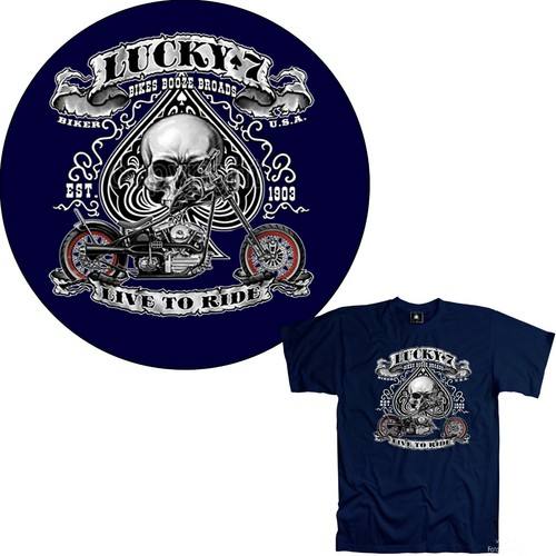 Biker shirt chopper motorrad - t-shirt,