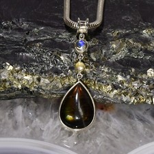 Spektrolith Anhänger, 925er