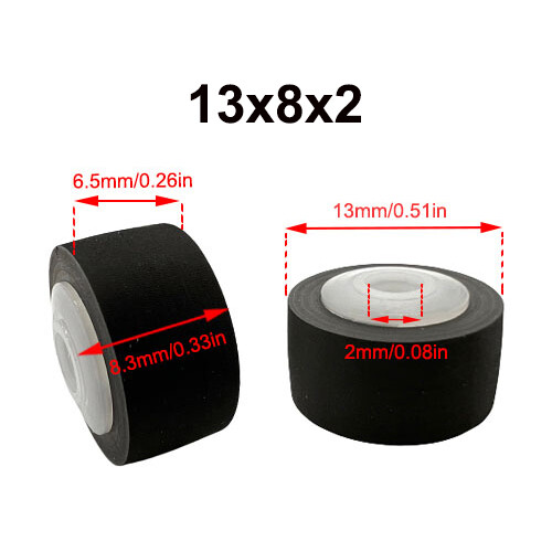 Stück pinch roller - 5, ringe
