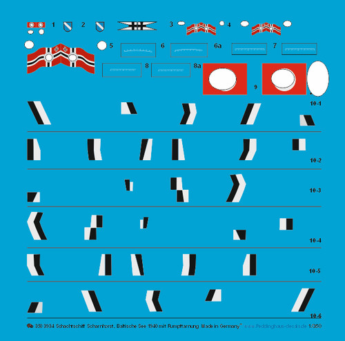Peddinghaus decals 350 3934 - peddinghaus-decals, 1:350