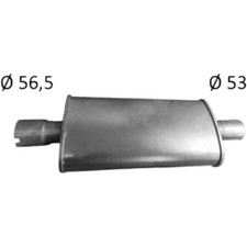 Exhaust middle middle pot