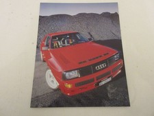 AUTO KARTEN ILLUSTREE 071 AUDI