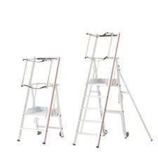 Hymer Plattformleiter ProTect Leiter Sprossenleiter Stehleiter Sprossen Leiter