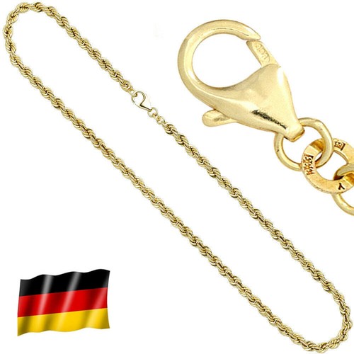 Kordelkette 585 echt - , gold