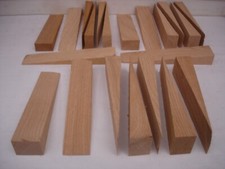 21 Hartholzkeile aus 3x7