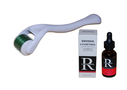 Dermaroller set serum vit - set,