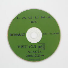 Renault Laguna II elektrische Schaltpläne auf CD Werkstatthandbuch Ausgabe 2004