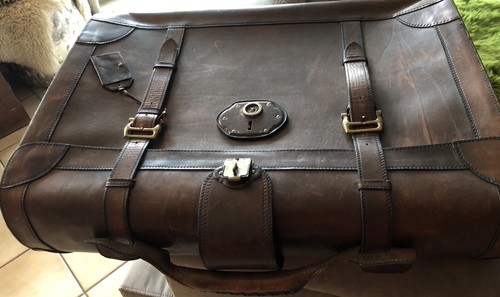 Vintage lederkoffer 70er - 70er, jahre