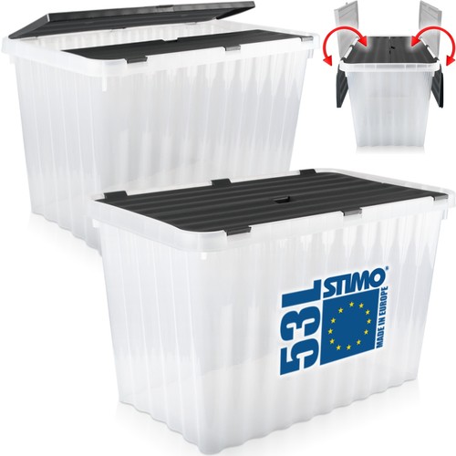 Aufbewahrungsbox 53l deckel - 53l,