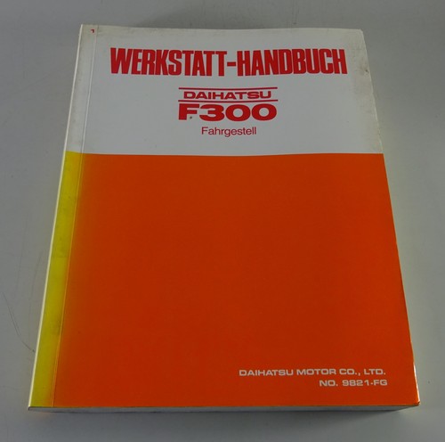 Werkstatthandbuch fahrgestell - werkstatthandbuch,