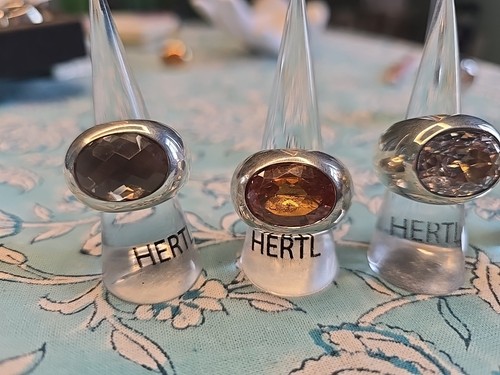 Hertl ring klar abgerundete - ring,