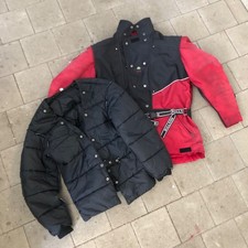 Motorradjacke Bullson schwarz/ rot  Größe L  mit Protektoren und Innenweste
