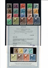 Berlin 1-20 Schwarzaufdruck sauber ** Höchstwerte FA Schlegel BPP - 63-040