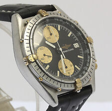 ♦♦ Breitling Herren Uhr Stahl / Gold Automatik Chronograph Chronomat Armbanduhr