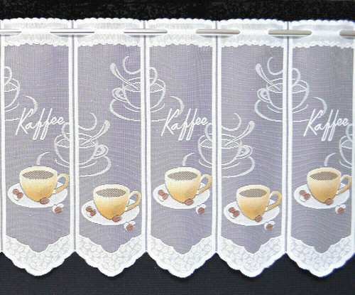 Kaffee scheibengardine - kaffee,