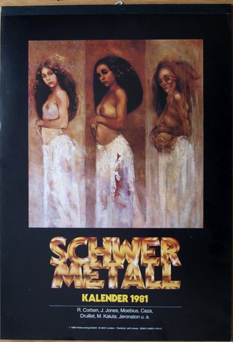 Schwermetall kalender 1982 - kalender,