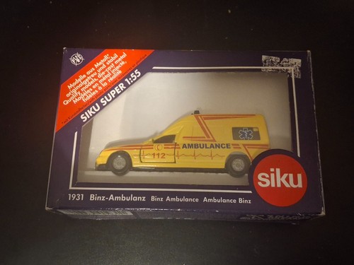 Siku 1931 binz ambulanz gelb - siku,