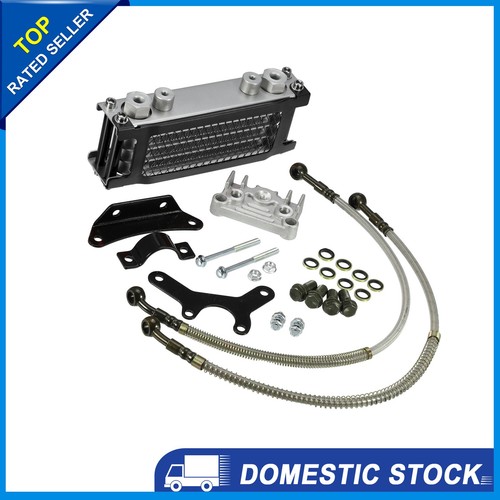 Set schwarz motoröl kühler - schwarz,